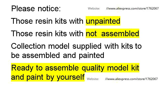 Greek Hoplite resin kit, assembled reference