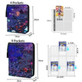 9-pocket zippered trading card binder